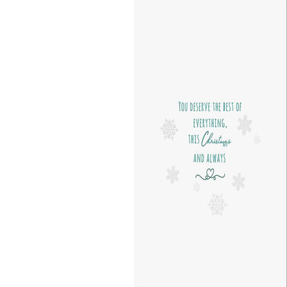 Piccadilly Greetings Daughter Christmas Card    –     Character Design    -     9   x   6 inches