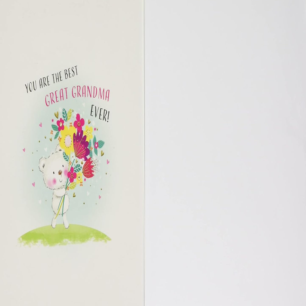 Piccadilly Greetings Great Grandma Birthday Card   –   Modern Green   -   8   x   6   inches