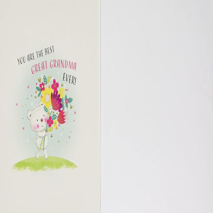 Piccadilly Greetings Great Grandma Birthday Card   –   Modern Green   -   8   x   6   inches