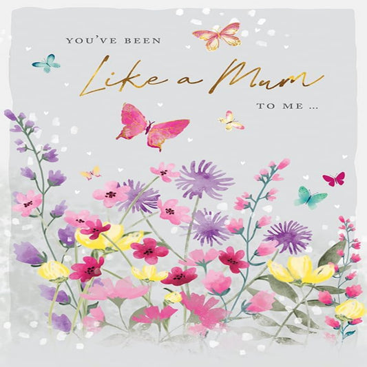 Piccadilly Greetings You've Been Like a Mum Mother's Day Card  –  Thoughtful Greeting   -  9 x 6 inches