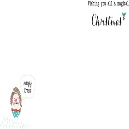 Piccadilly Greetings Lovely Family Christmas Card   –   Animal Skiers   -   8   x   6 inches