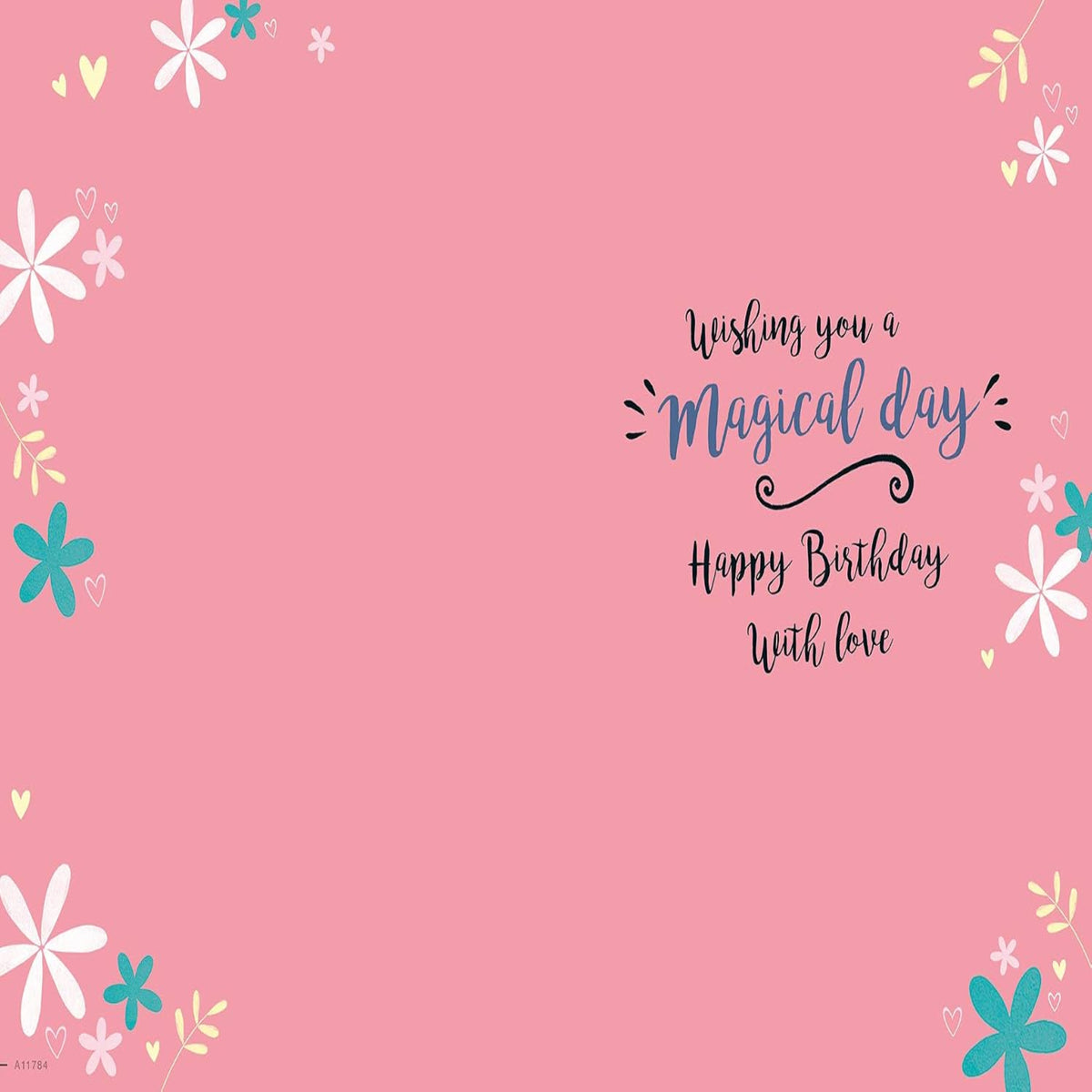 Piccadilly Greetings Modern Birthday Card for Sister   -    9 x 6 inches