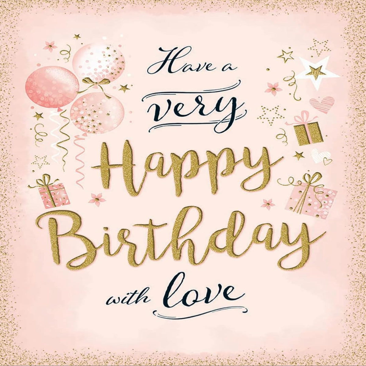 Piccadilly Greetings Modern Female Birthday Card   -   8 x 6 inches
