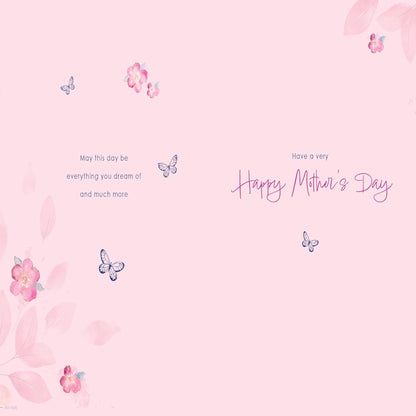 Piccadilly Greetings Mother’s Day Card for Mum from Son & Daughter-in-Law  -  10 x 7 inches