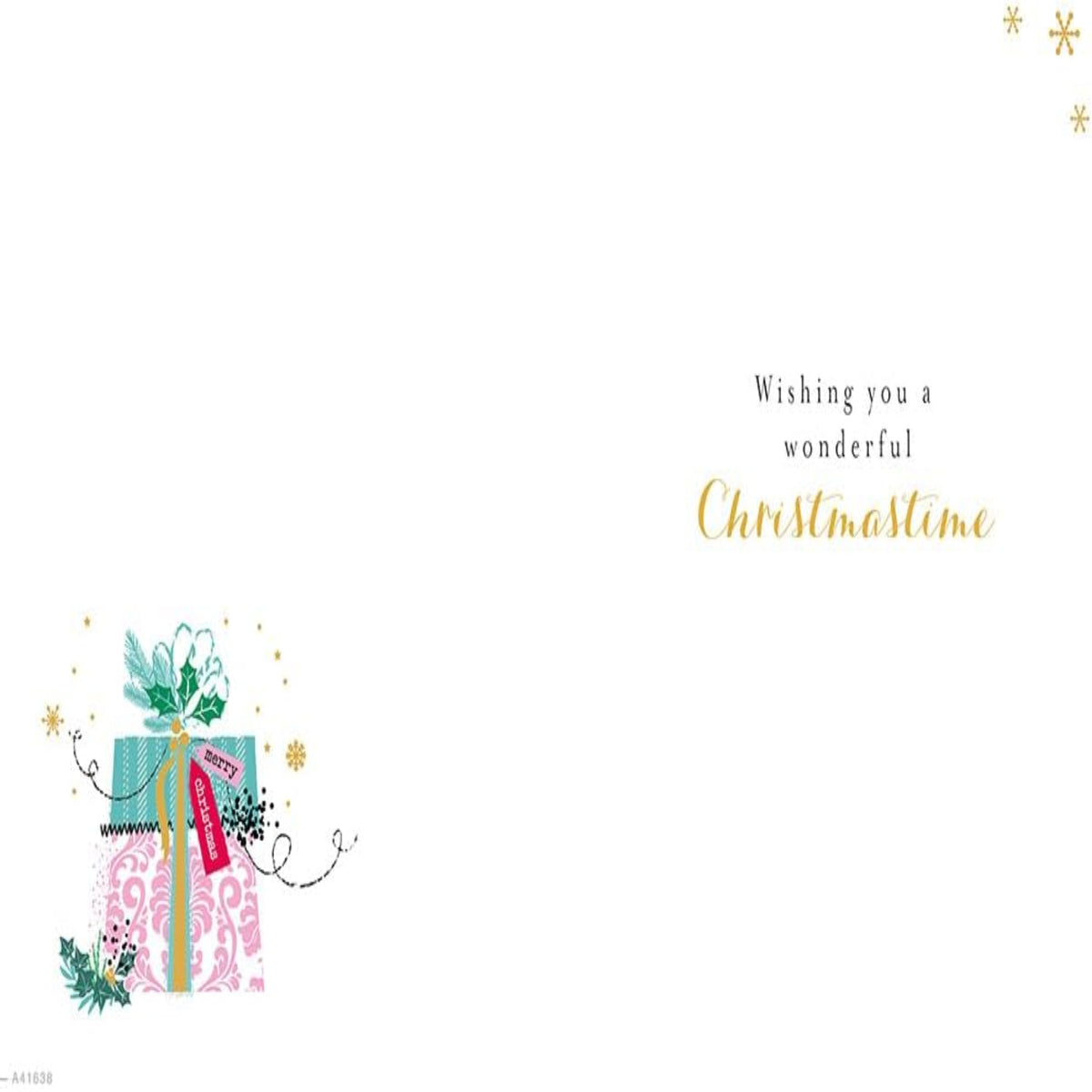 Piccadilly Greetings Special Sister Christmas Card   –   Gift Design    -    8   x   6  inches