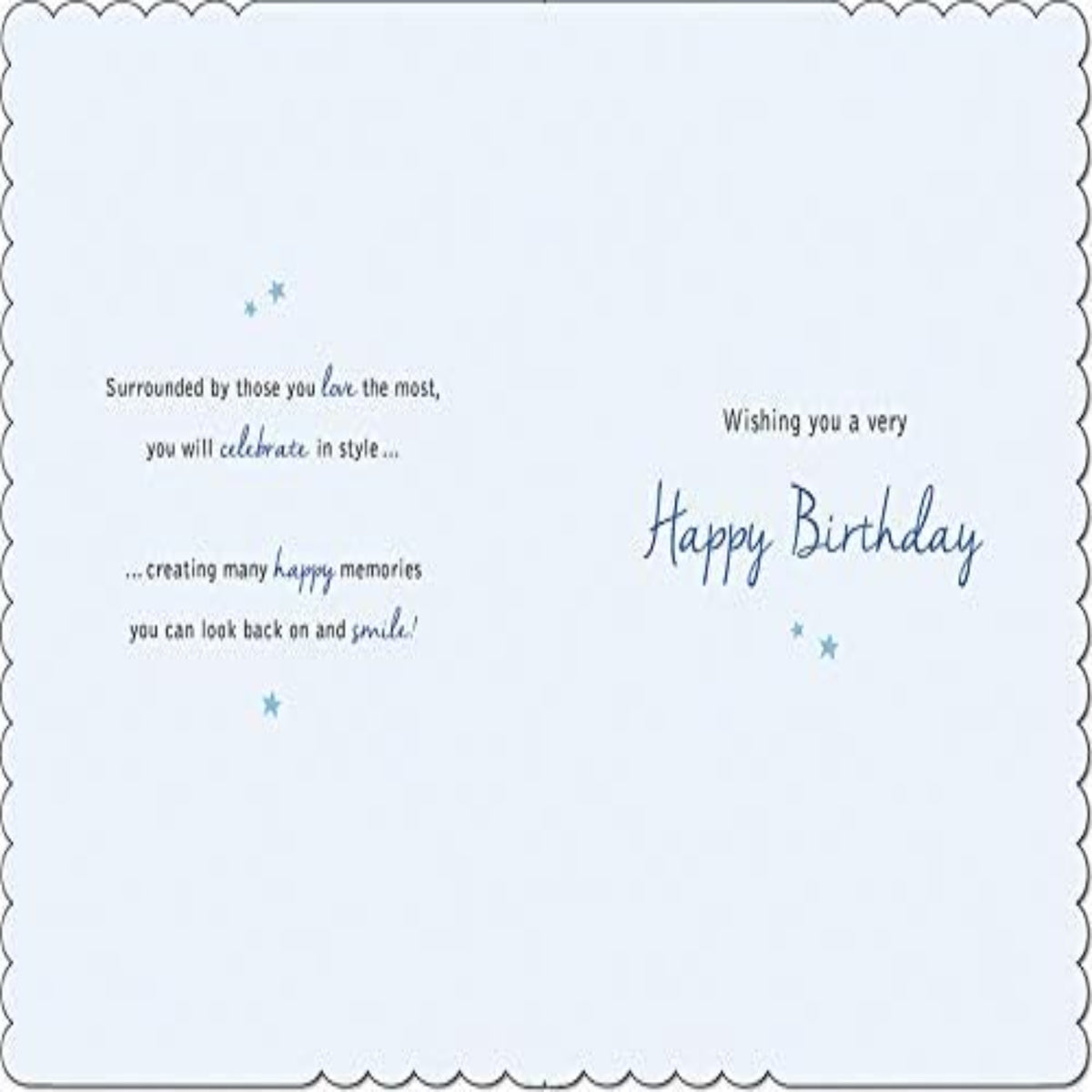 Piccadilly Greetings Traditional Birthday Card   -    7  x   5  inches