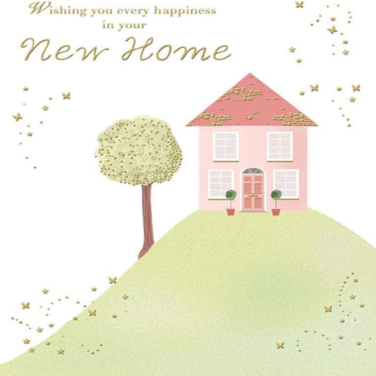 Piccadilly Greetings Traditional New Home Card    -    8 x 6 inches