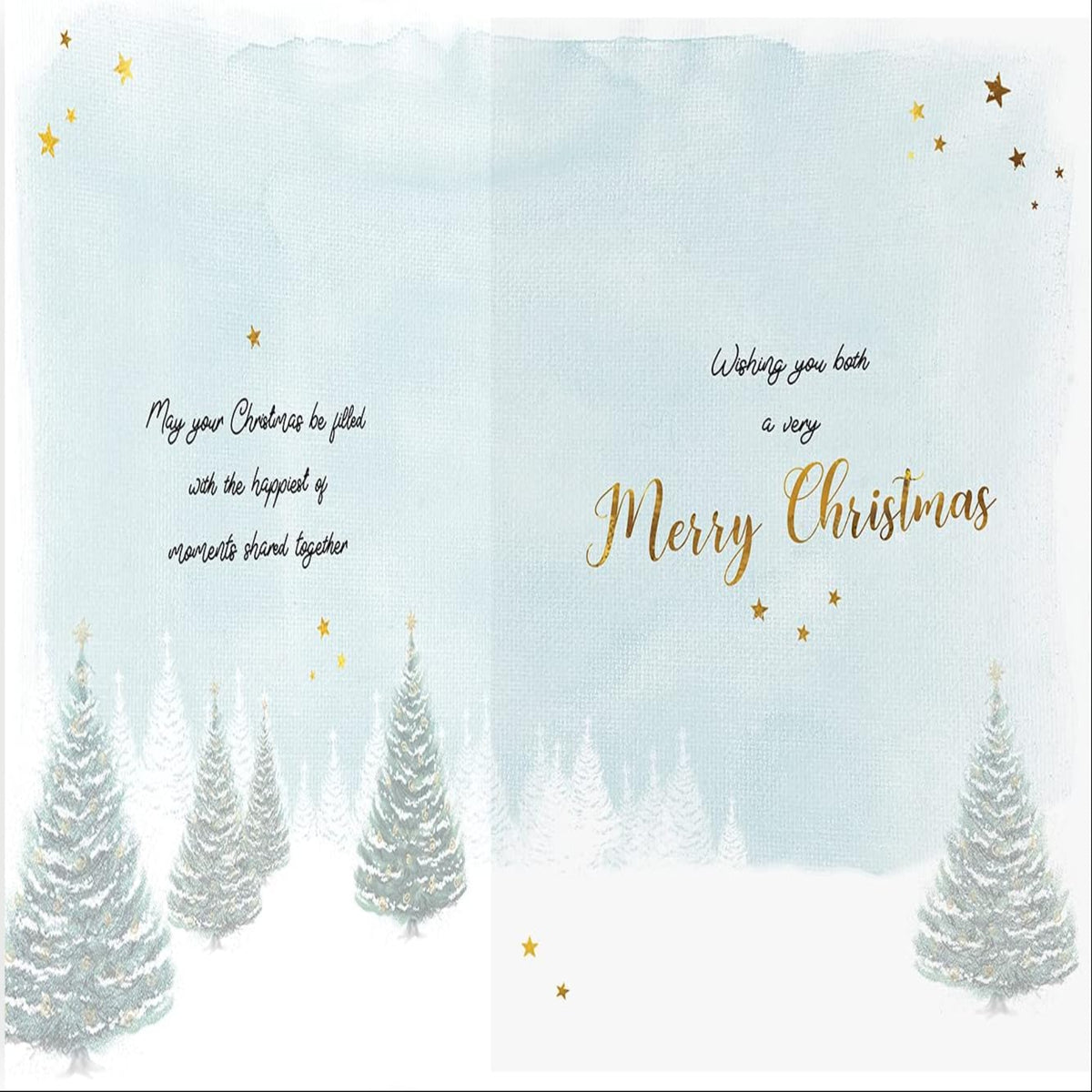 Piccadilly Greetings Traditional Son & Daughter-in-Law Christmas Card  -  8 x 6 inches