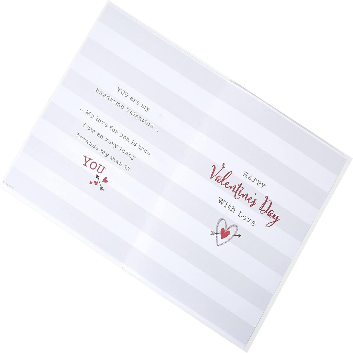 Piccadilly Greetings Valentine’s Card for the Man in My Life   -   9 x 6 inches