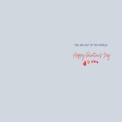 Piccadilly Greetings Valentine’s Day Card for My Valentine – I Love You Open Card  -   8  x  6 inches