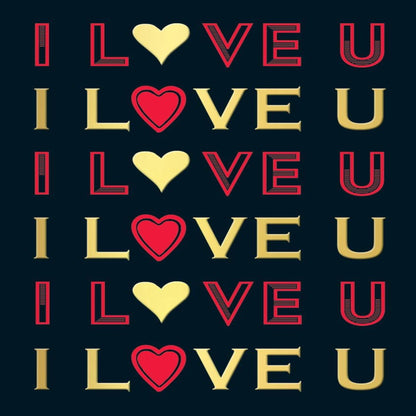 Piccadilly Greetings Valentine's Day Card | I Love You Romantic Greeting Card  Open   -   8 x 6 inches