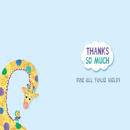 Piccadilly Greetings Thank You Teaching Assistant Card   -    7  x  5 inches