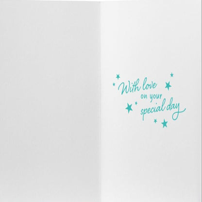 Prelude Happy Birthday Son Card Blue & White