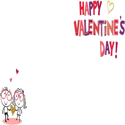 Really Love You Valentine’s Day Card   –   Piccadilly Greetings   -     8  x  6 inches