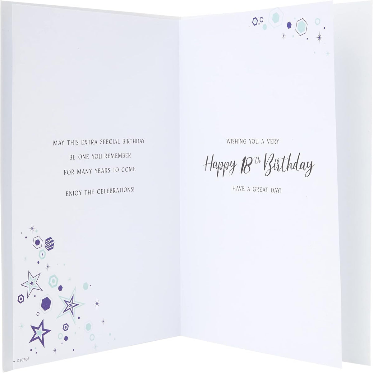 Regal Publishing Modern Milestone 18th Birthday Card for Son -  9 x 6 inches