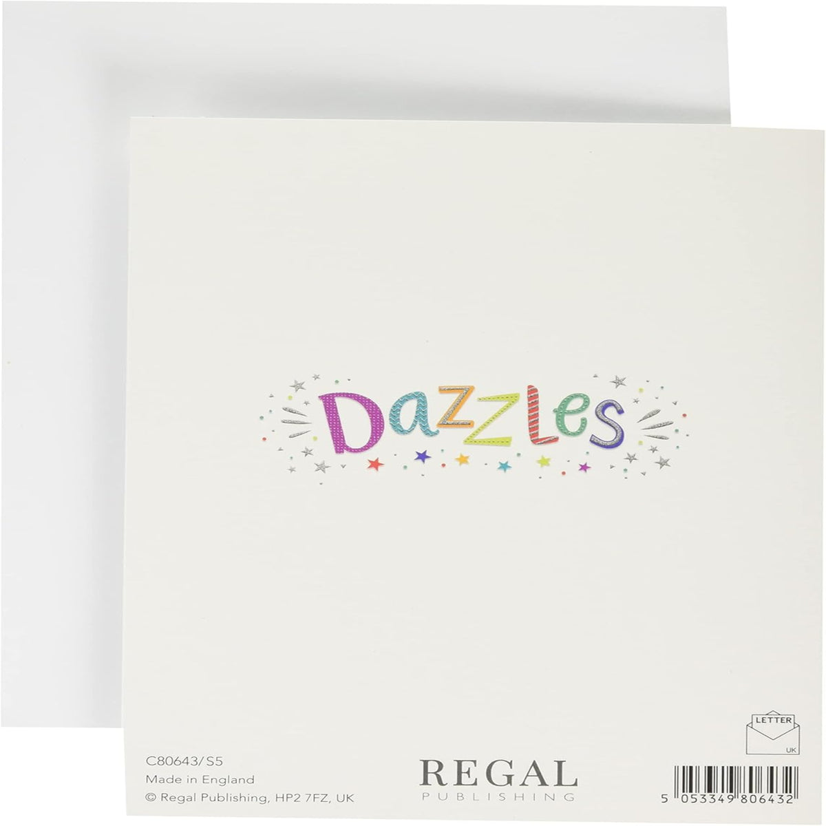 Regal Publishing 40th Birthday Card  -  Modern Milestone Age 40  -   8  x  6 inches
