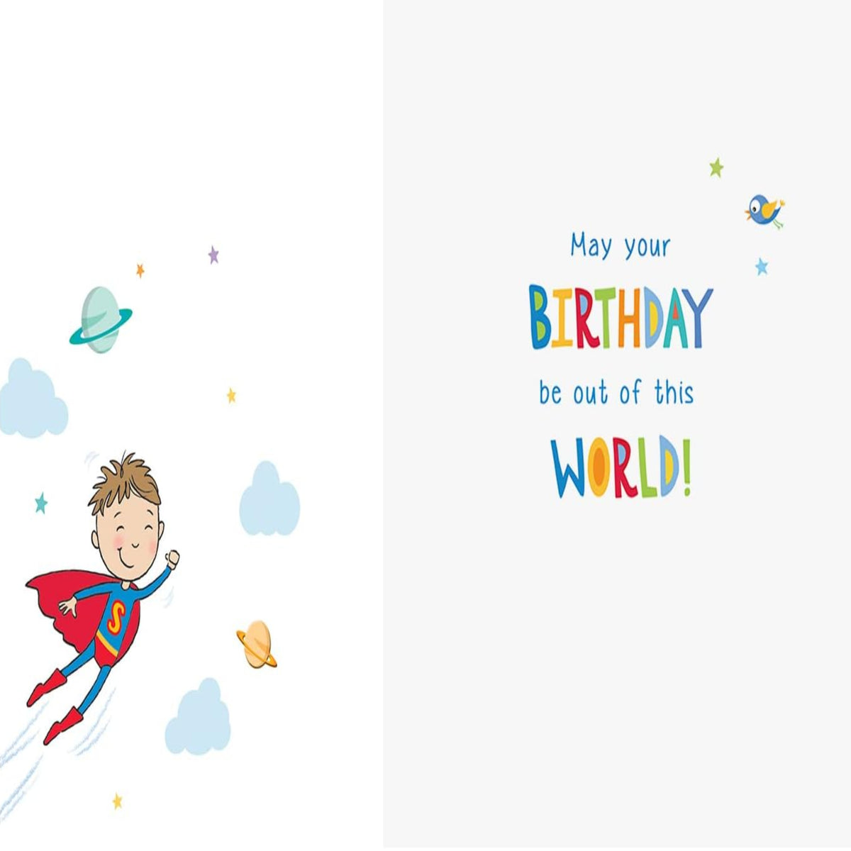 Regal Publishing 7th Birthday Card for Boy   -    8 x 6 inches