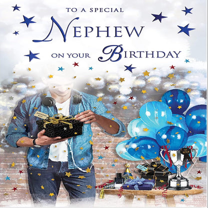 Regal Publishing Birthday Card for Nephew | Traditional   -   9 x 6 inches