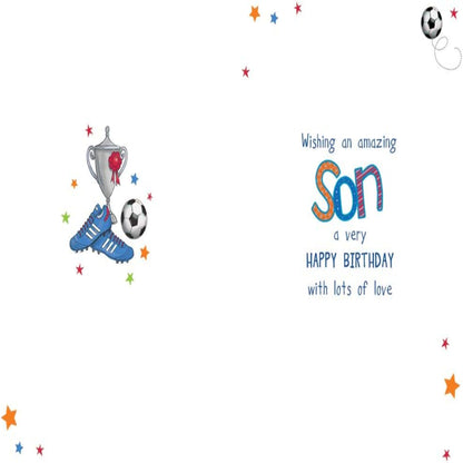 Regal Publishing Birthday Card for Son    -    8   x   6   inches