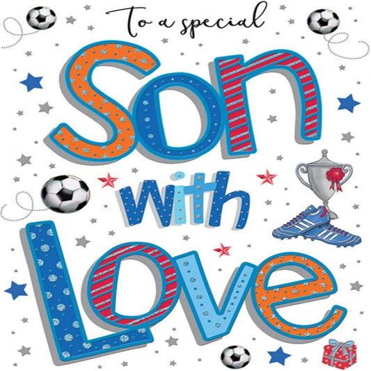 Regal Publishing Birthday Card for Son    -    8   x   6   inches