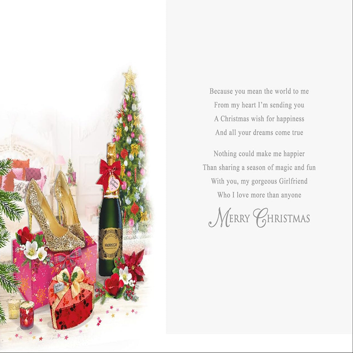 Regal Publishing Christmas Card for Girlfriend | Traditional   -   9  x  6 inches