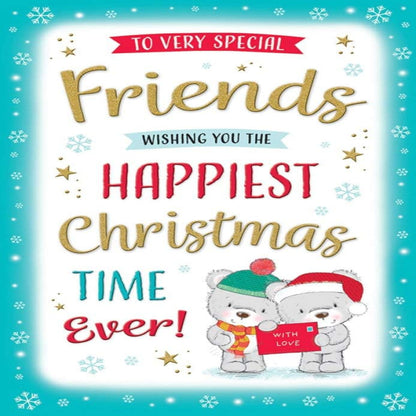 Regal Publishing Cute Christmas Card for Friends  -  9 x 6 inches
