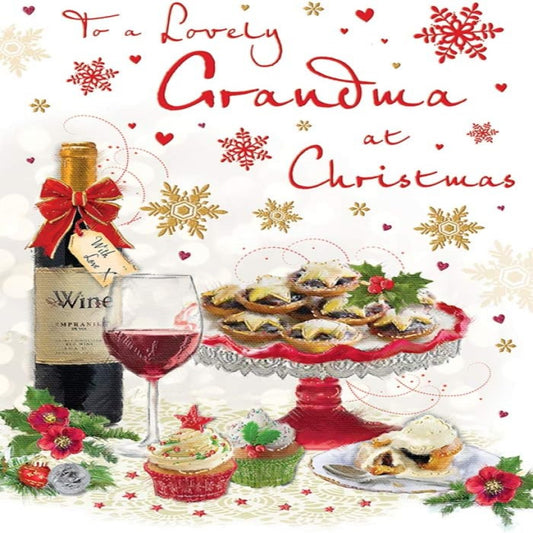 Regal Publishing Christmas Card for Grandma   -   9  x  6 inches