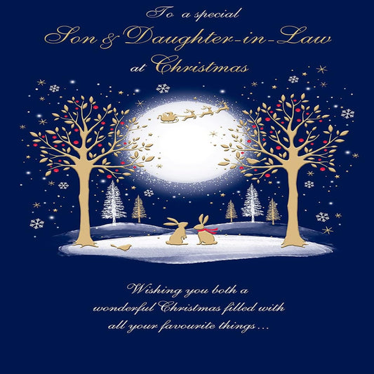 Regal Publishing Son & Daughter-in-Law Christmas Card - 9 x 6 inches