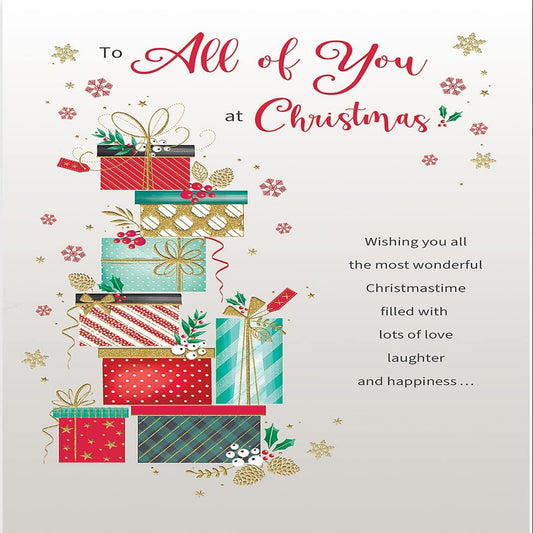 Regal Publishing Classic Christmas Card to All of You  - 9 x 6 inches