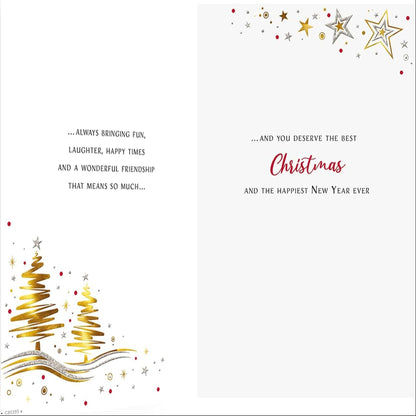 Regal Publishing Classic Christmas Card for Friends    -    9   x   6 inches