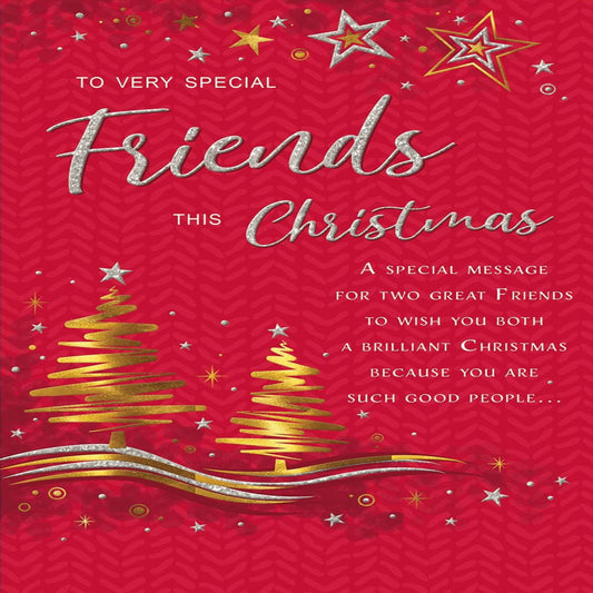 Regal Publishing Classic Christmas Card for Friends    -    9   x   6 inches