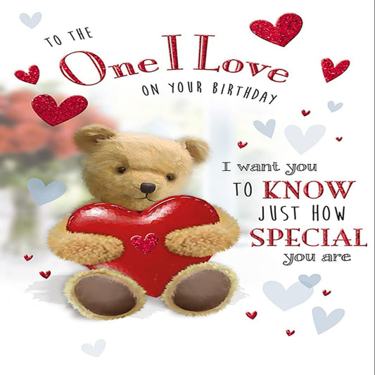 Regal Publishing Cute Birthday Card for One I Love   -   9  x  6  inches