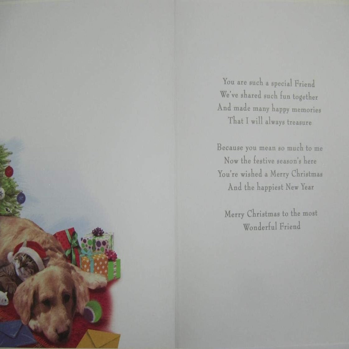 Regal Publishing   -   Cute Christmas Card for Friends – Traditional    -    9  x  6 inches