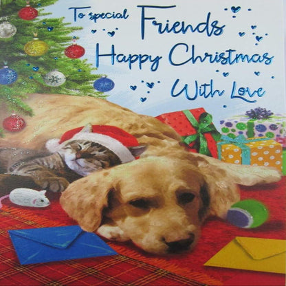 Regal Publishing   -   Cute Christmas Card for Friends – Traditional    -    9  x  6 inches