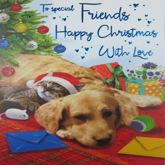 Regal Publishing   -   Cute Christmas Card for Friends – Traditional    -    9  x  6 inches