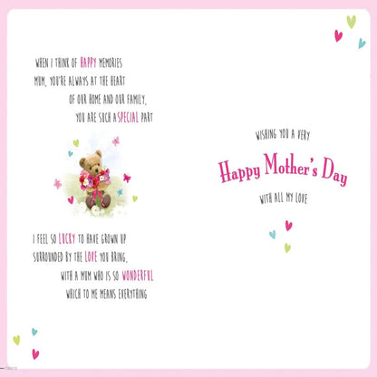 Regal Publishing Cute Mother’s Day Card for Mum   -    9   x   6  inches
