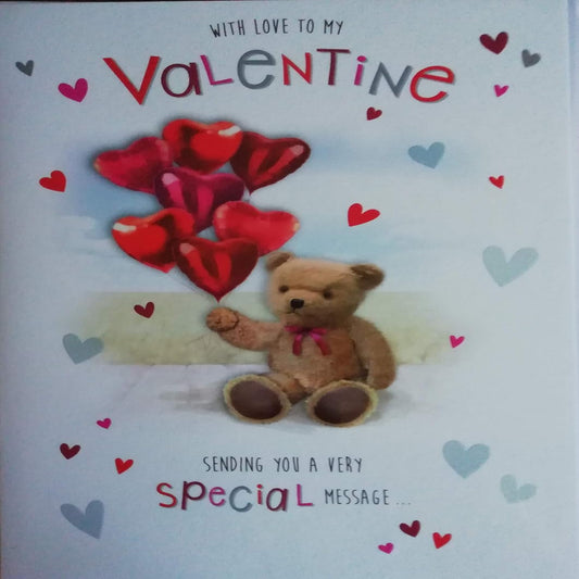 Regal Publishing Cute Valentine’s Day Card Open  -  9 x 6 inches
