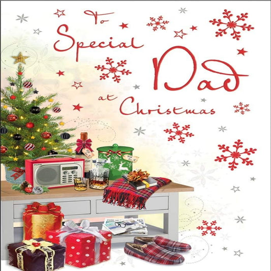 Regal Publishing  Dad Christmas Card   –    Traditional    -    9  x  6  inches