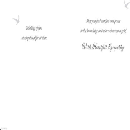 Regal Publishing Deepest Sympathy Card for You and Your Family  -  8 x 6 inches