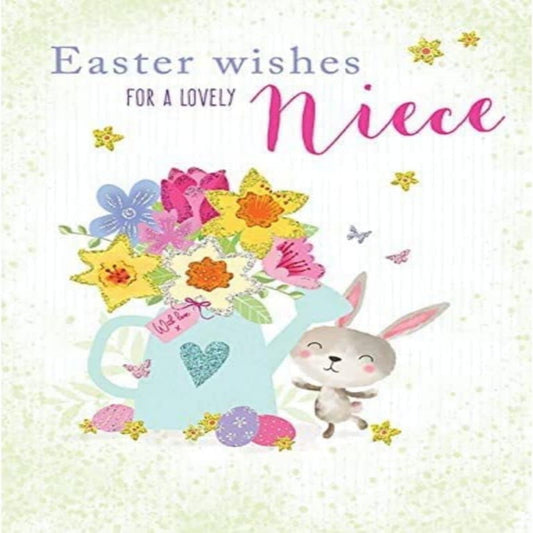 Regal Publishing Easter Card for Niece  -    8  x  6  inches
