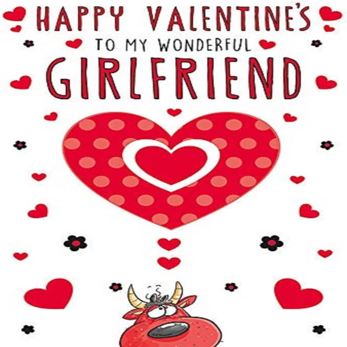 Regal Publishing Funny Valentine's Day Card for Girlfriend   -   9 x 6 inches