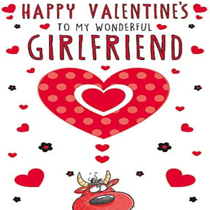 Regal Publishing Funny Valentine's Day Card for Girlfriend   -   9 x 6 inches