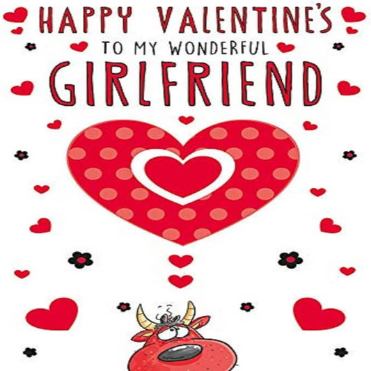 Regal Publishing Funny Valentine's Day Card for Girlfriend   -   9 x 6 inches