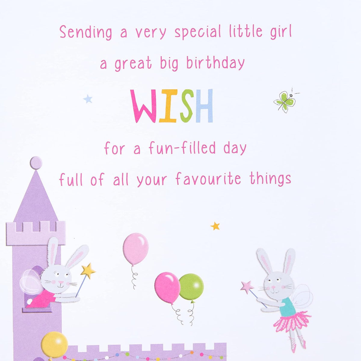 Regal Publishing Great Granddaughter 3rd Birthday Card  -   9 x 6 inches