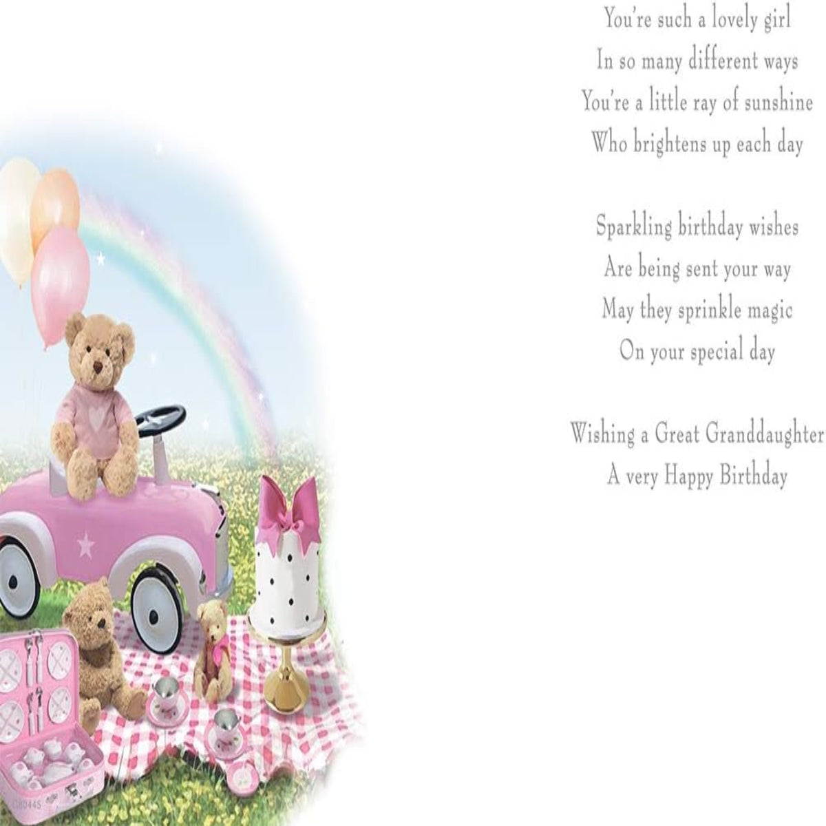 Regal Publishing Great Granddaughter Birthday Card   –   Colourful Birthday Card   -  9  x  6 inches