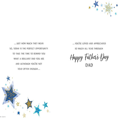 Regal Publishing Modern Father's Day Card for Dad    -    9  x  6 inches