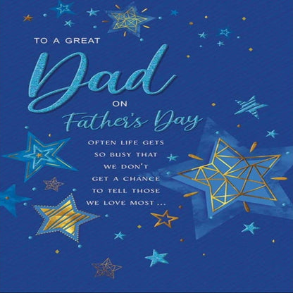 Regal Publishing Modern Father's Day Card for Dad    -    9  x  6 inches