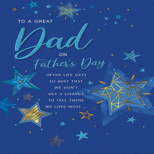 Regal Publishing Modern Father's Day Card for Dad    -    9  x  6 inches