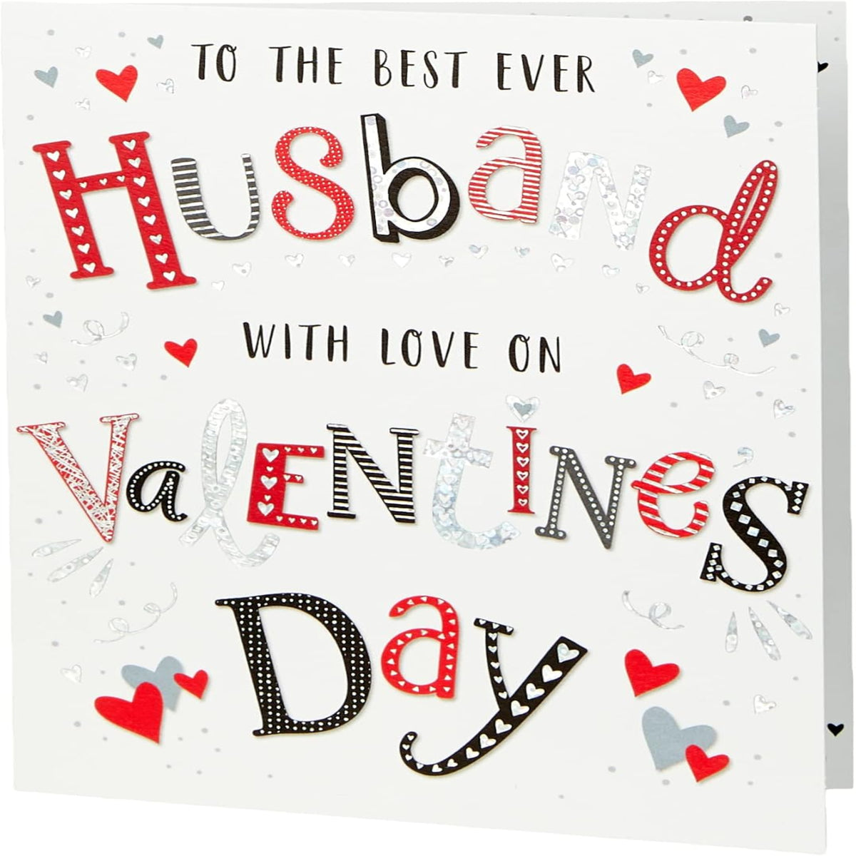 Regal Publishing Modern Valentine's Card for Husband | Romantic Husband Card    -   8 x 6 inches