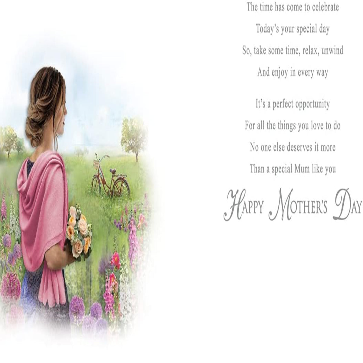 Regal Publishing Mother's Day Card for Mum | Beautiful Mother's Day Greeting Card   -   9  x  6 inches
